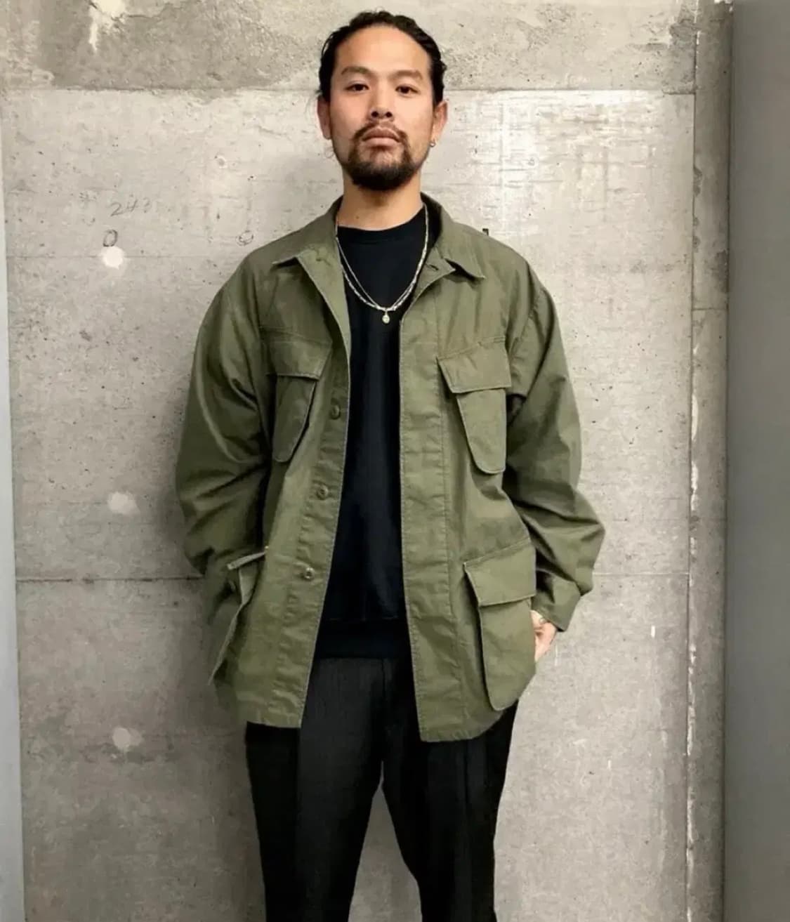 와코마리아 도멜 글리터 플리티드 트라우저 블랙 XL 상품이미지2