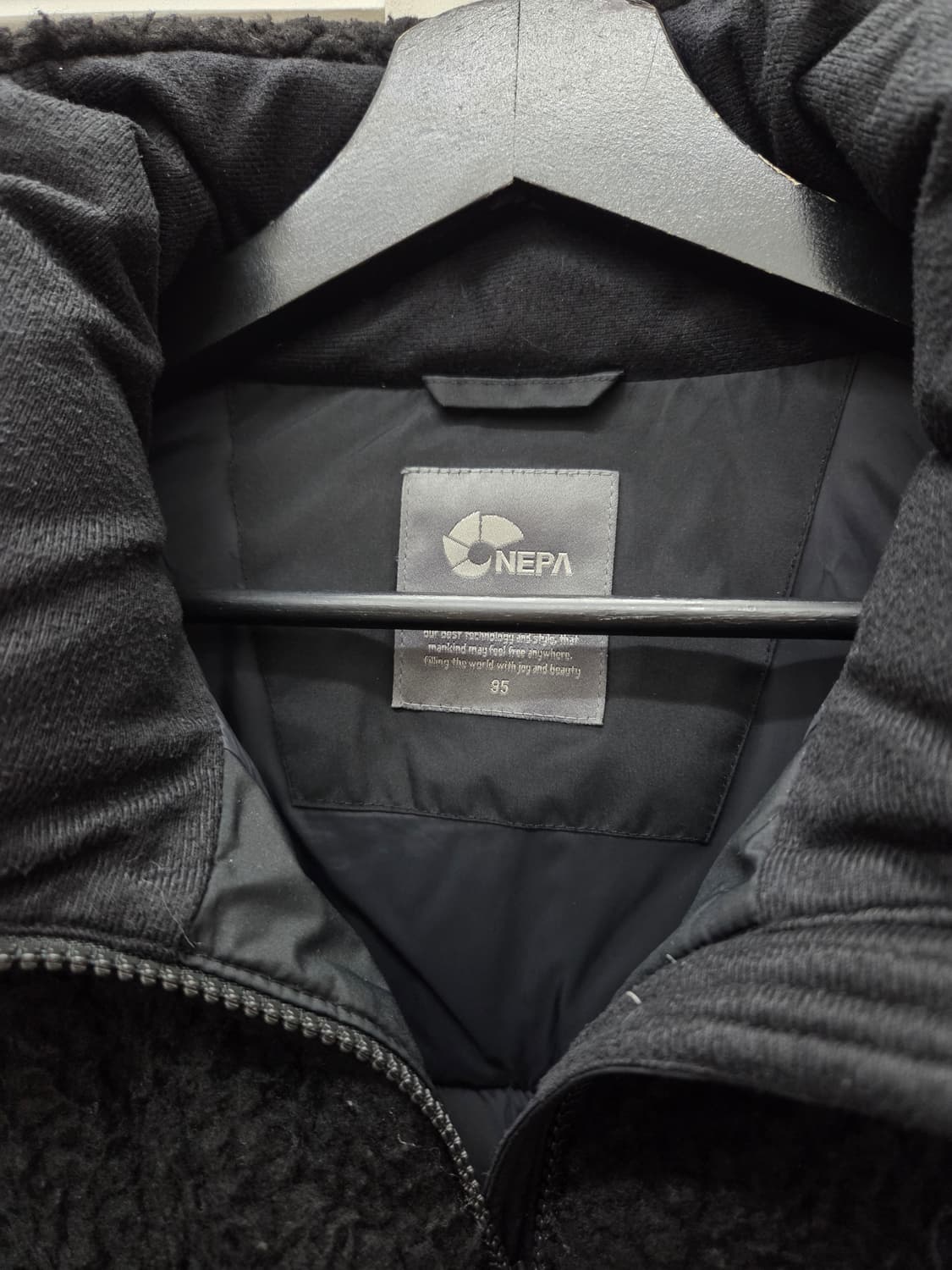 네파 양털 후리스 구스다운 패딩 상품이미지4