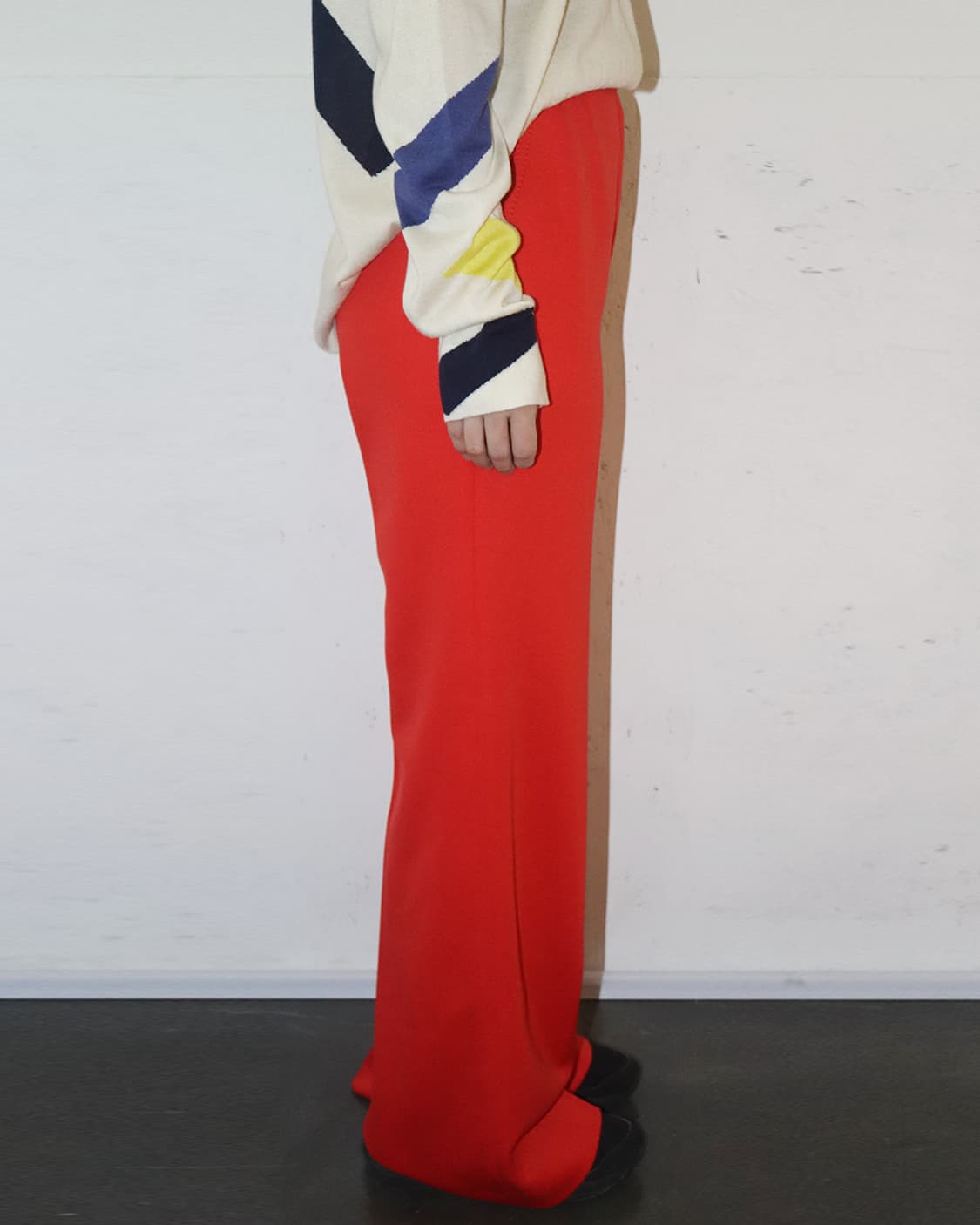 JPN 빈티지 부츠컷 팬츠 레드 상품이미지3