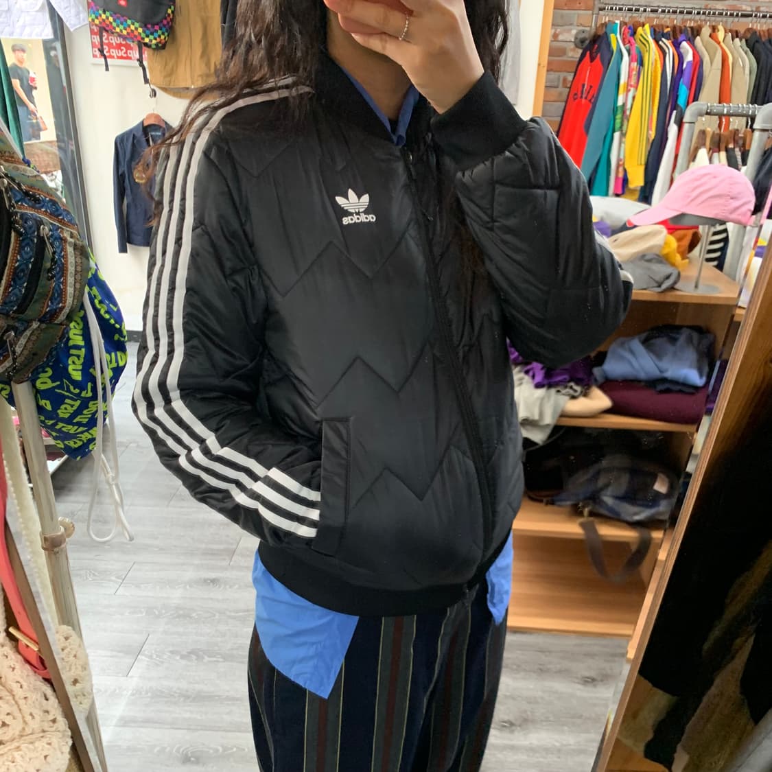 아디다스 퀼팅 점퍼 상품이미지3