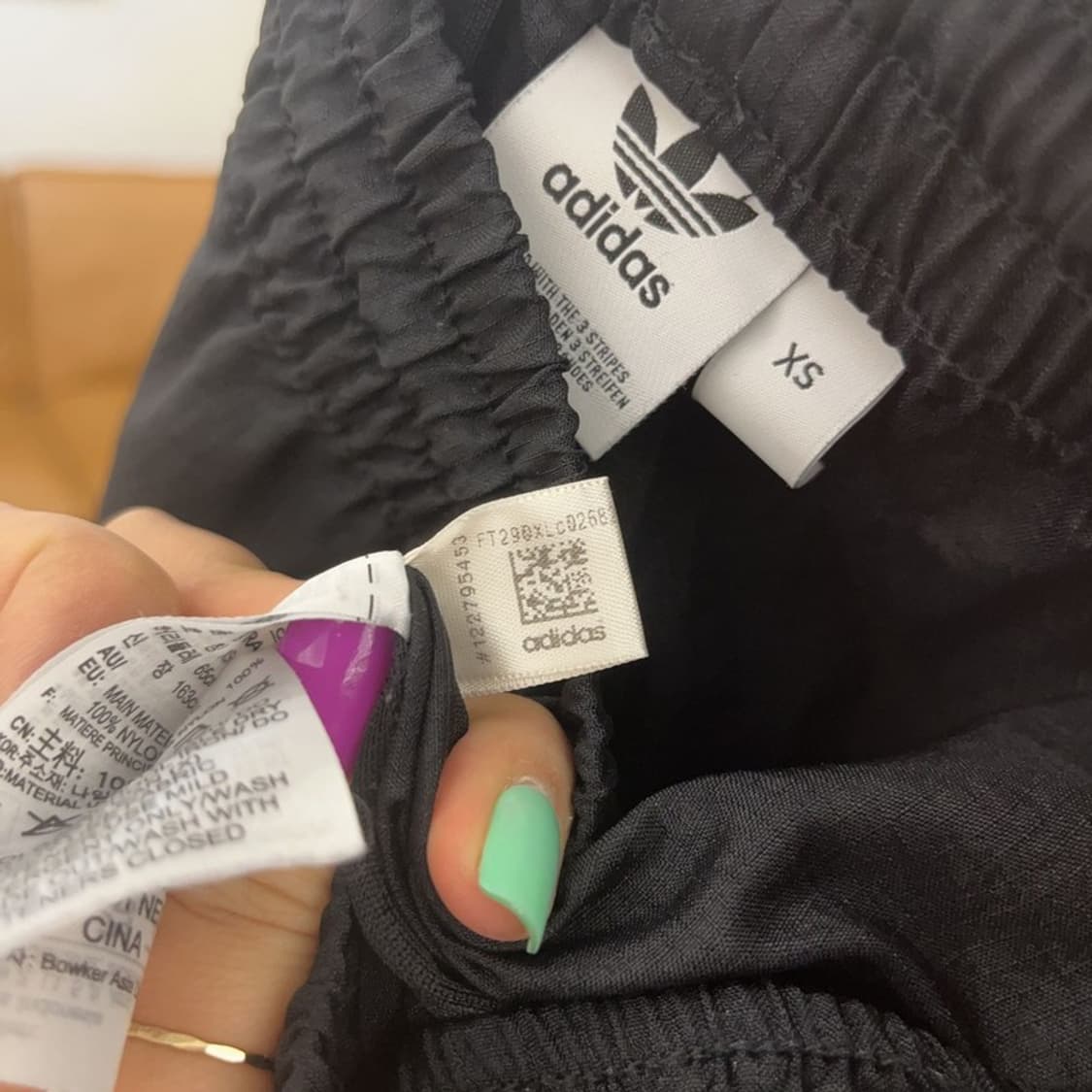 아디다스 프론트 테이프 라인 트랙 조거 팬츠 XS C06910 상품이미지6