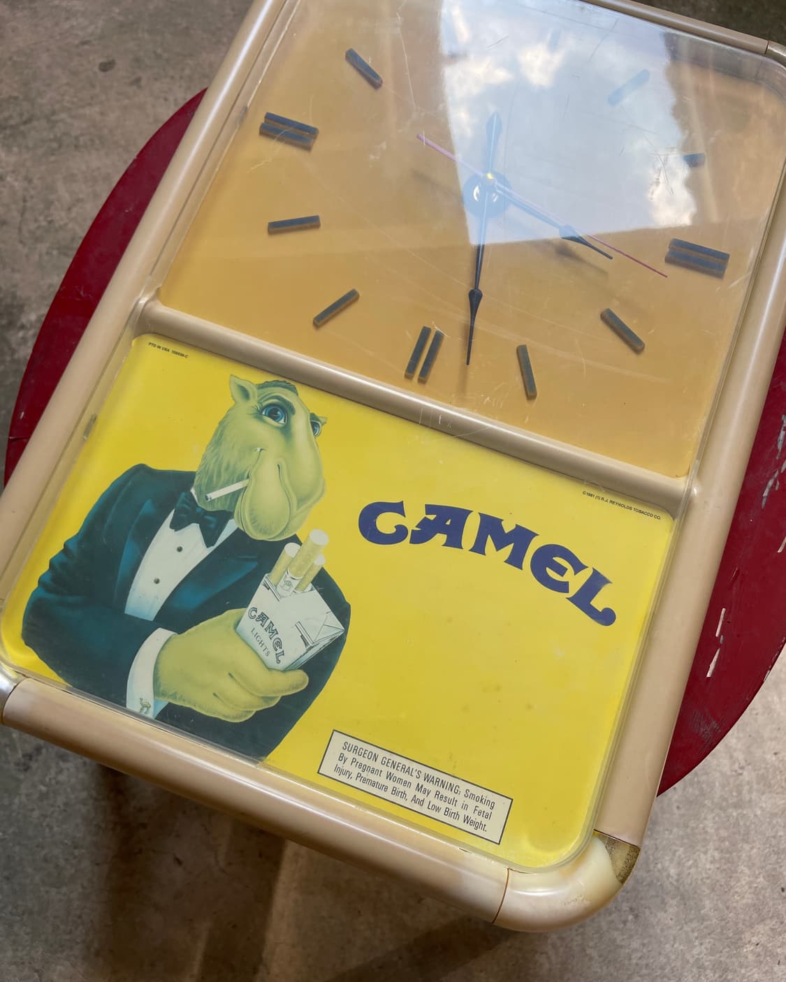 90s Camel Cigarette Promo WallClock(1991 상품이미지5