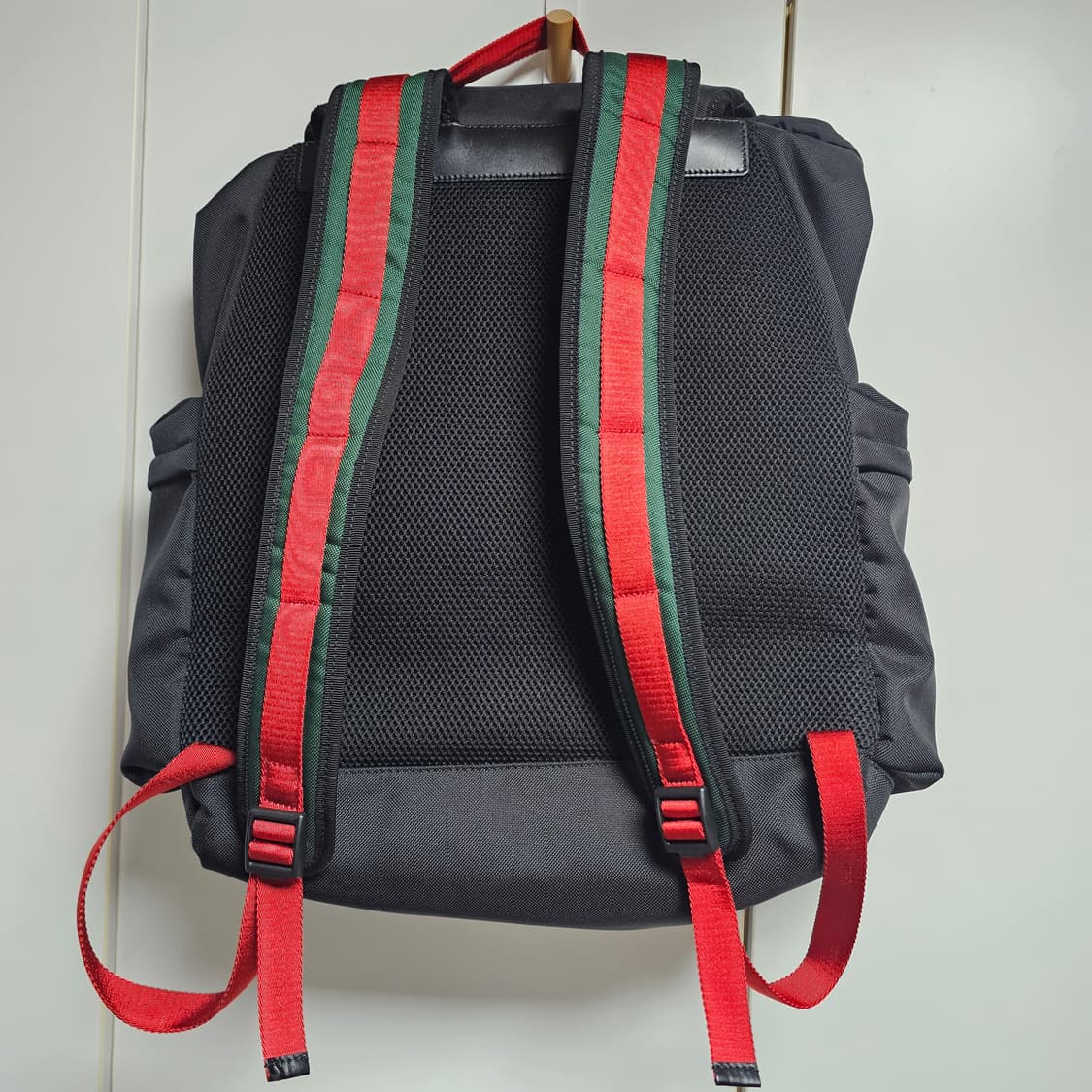 구찌 테크노 웹스트라이프 캔버스 백팩_미사용 상품이미지2