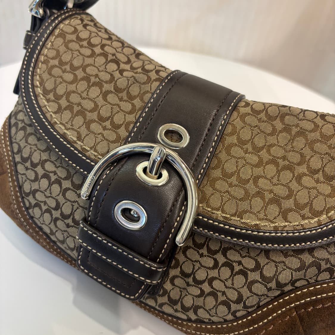 정품 코치 버클 호보백     상품이미지6