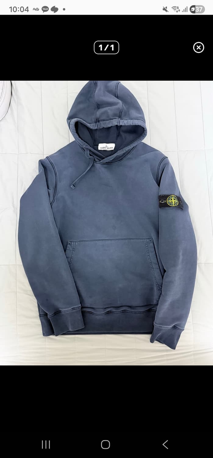 스톤 아일랜드 후드티 네이비M 상품이미지1