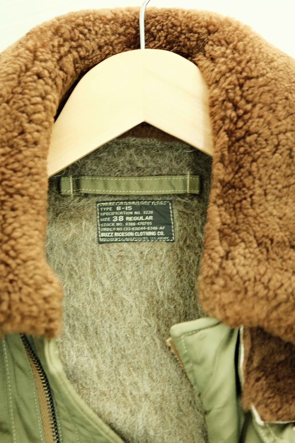 버즈릭슨 B-15 플라이트 자켓 38 (95-103) 상품이미지3