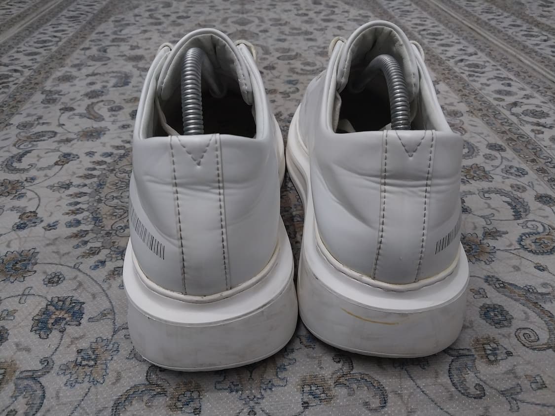 P-31 OVERSOLE 블랙라벨 화이트 스니커즈 상품이미지8