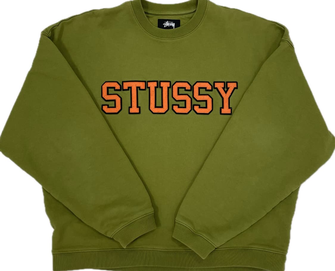 Stussy Relaxed Oversized Crew Magenta 상품이미지1