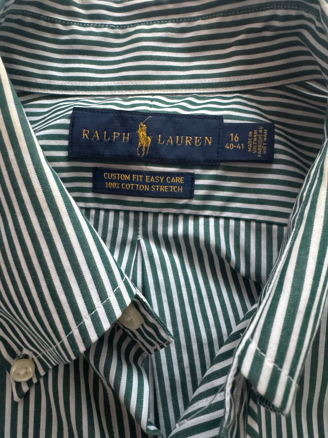 폴로 랄프로렌 이지케어 스트라이프 셔츠 상품이미지2