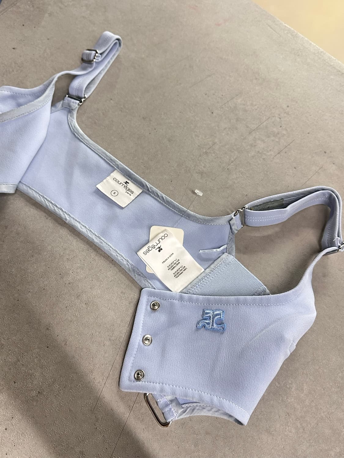 꾸레쥬(Courrèges) 트윌 서스펜더 브라 탑 상품이미지8