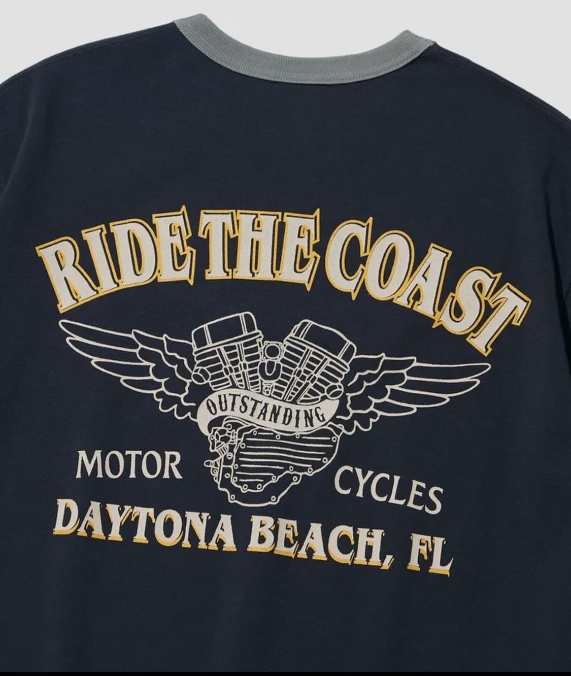 새상품 아웃스탠딩 MOT SERIES TEE RIDE THE COAST 상품이미지4