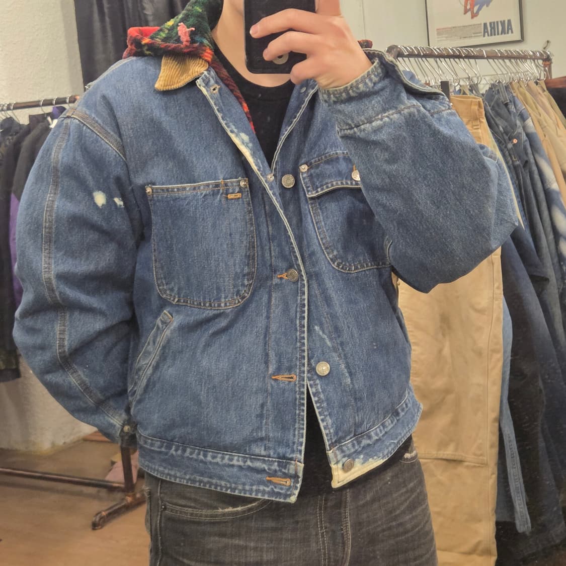 폴로 덩가리 데님 자켓 made in usa 상품이미지8