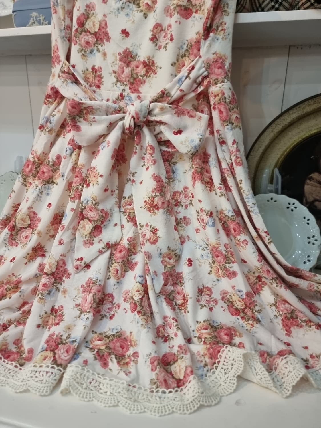 Liz Lisa 로즈 플로랄 레이스 원피스 상품이미지6