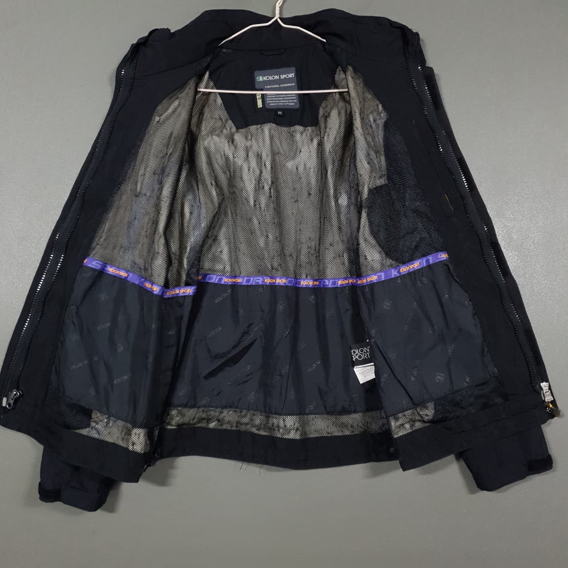 90 (S) 코오롱스포츠 고어텍스 퍼포먼스 쉘 투웨이 바람막이 집업 자켓 상품이미지6