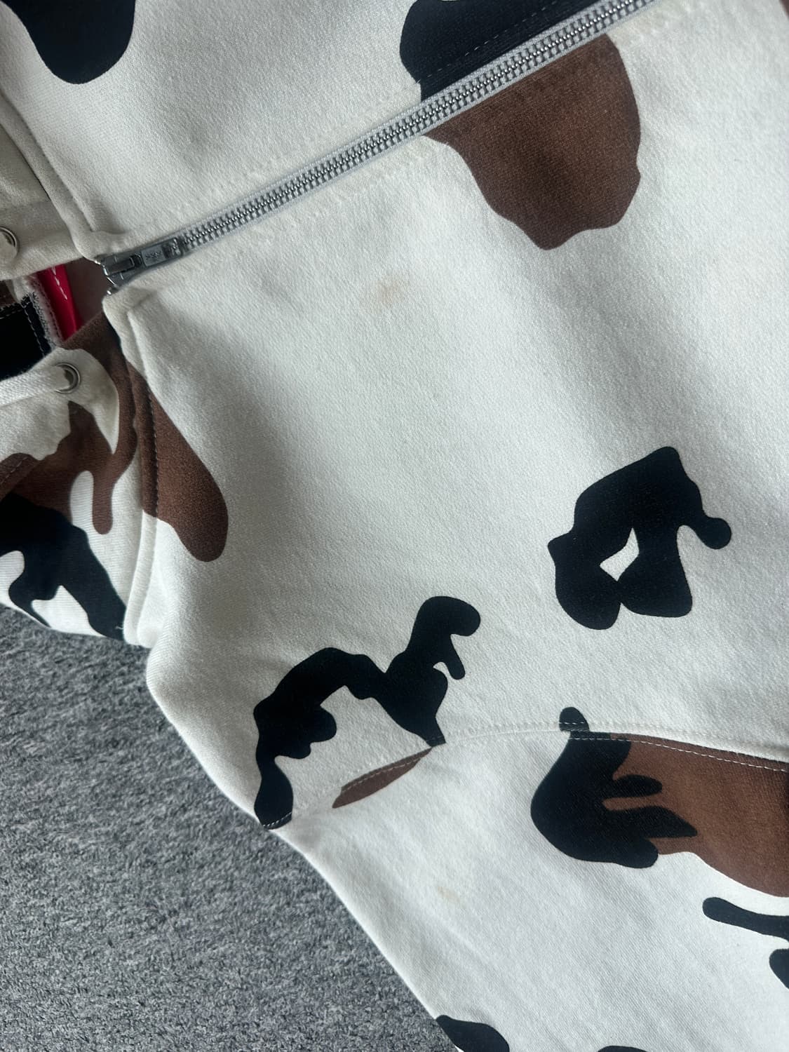 [L] 16FW 슈프림 립 로고 후드 집업 상품이미지4