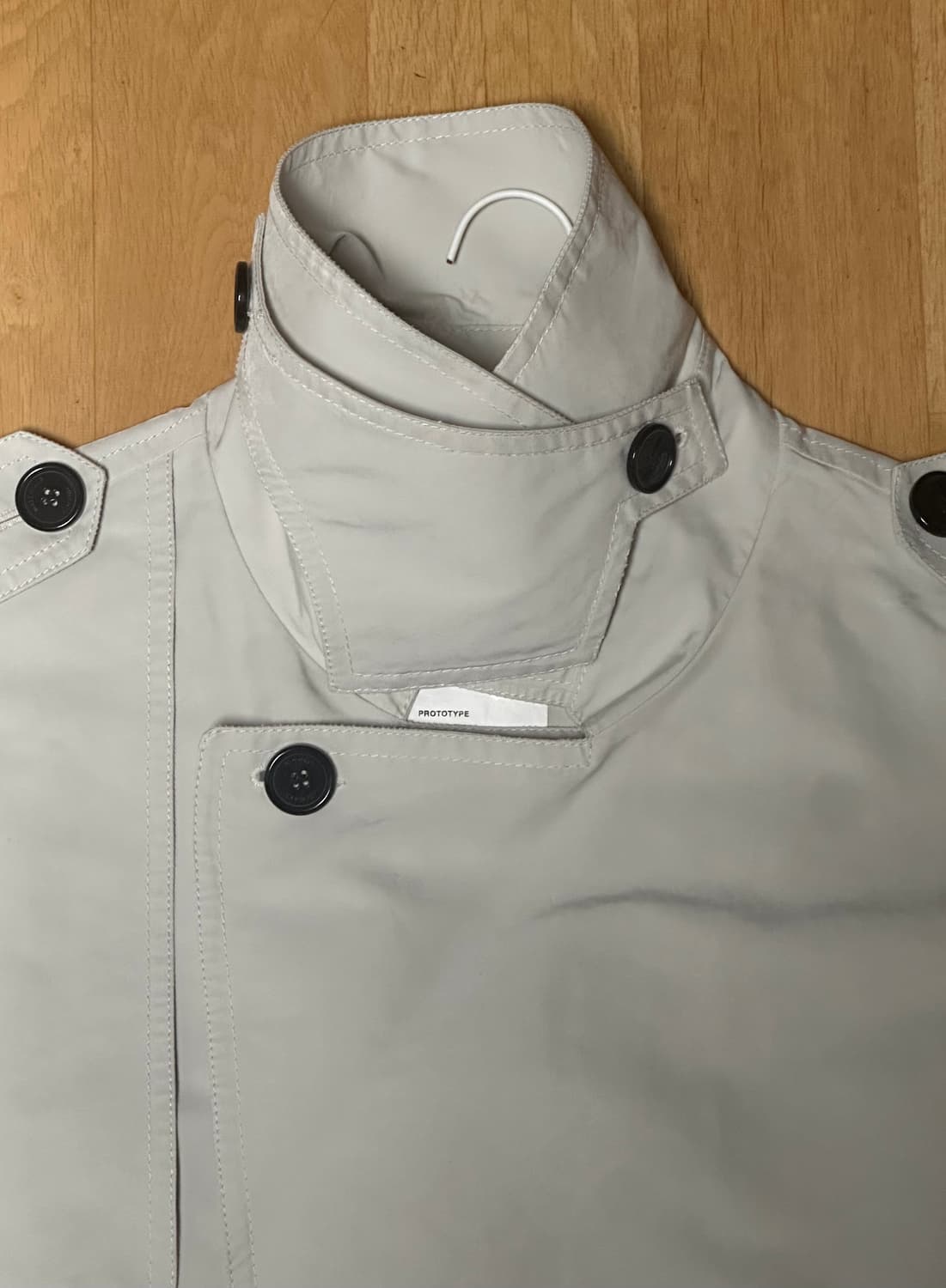 PAF 1.0 nylon Trench coat gray 상품이미지2