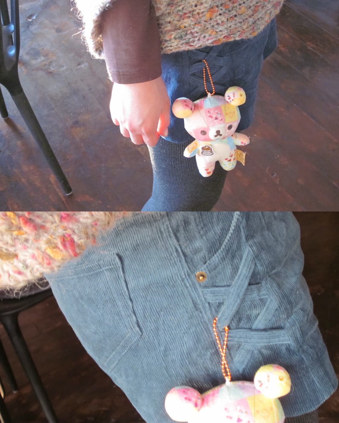 키링착용가능) 아일렛 코듀로이 숏팬츠 상품이미지1