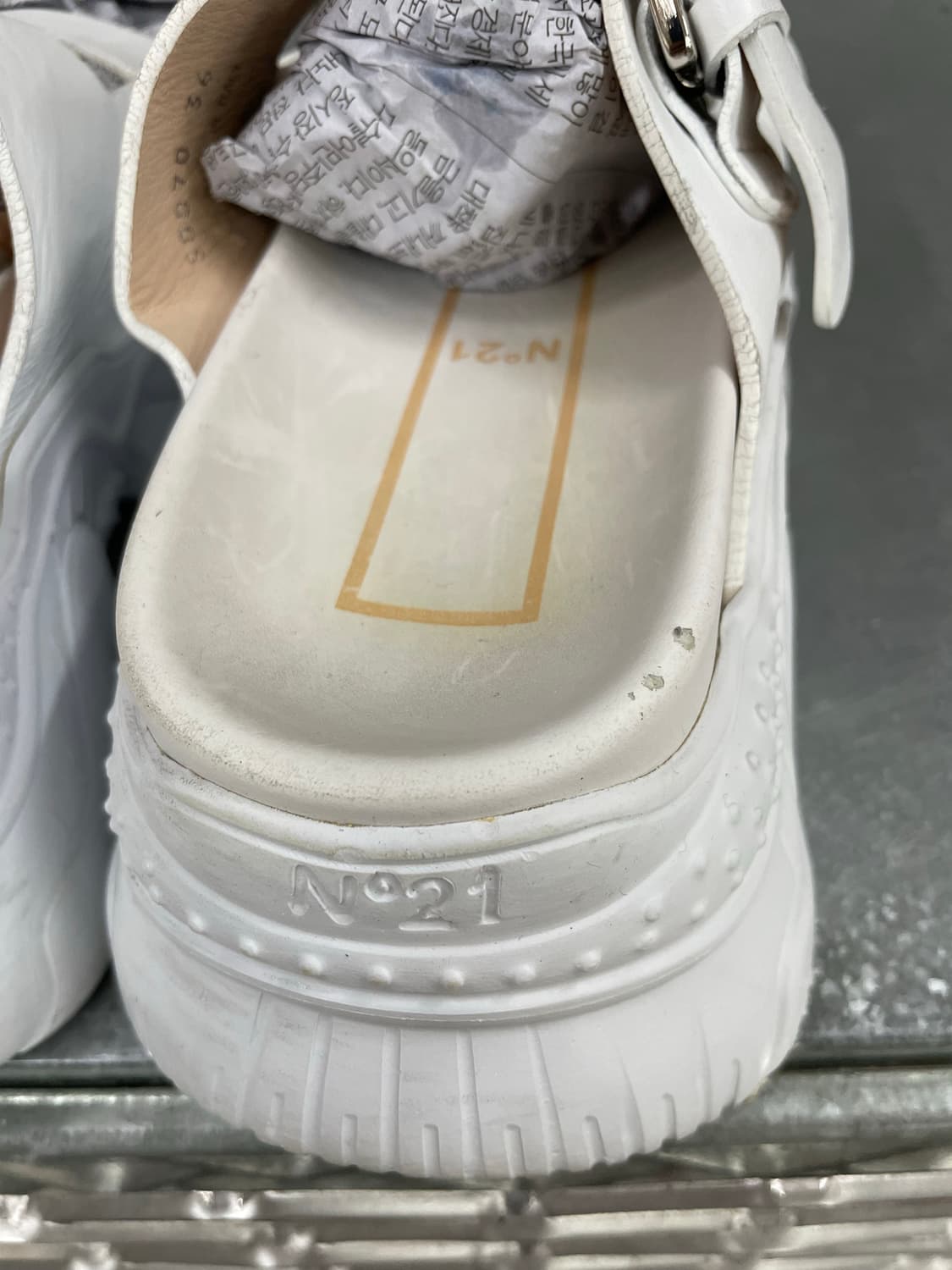 N21 빌리 샌들 화이트 36 (gr-5263) 상품이미지10