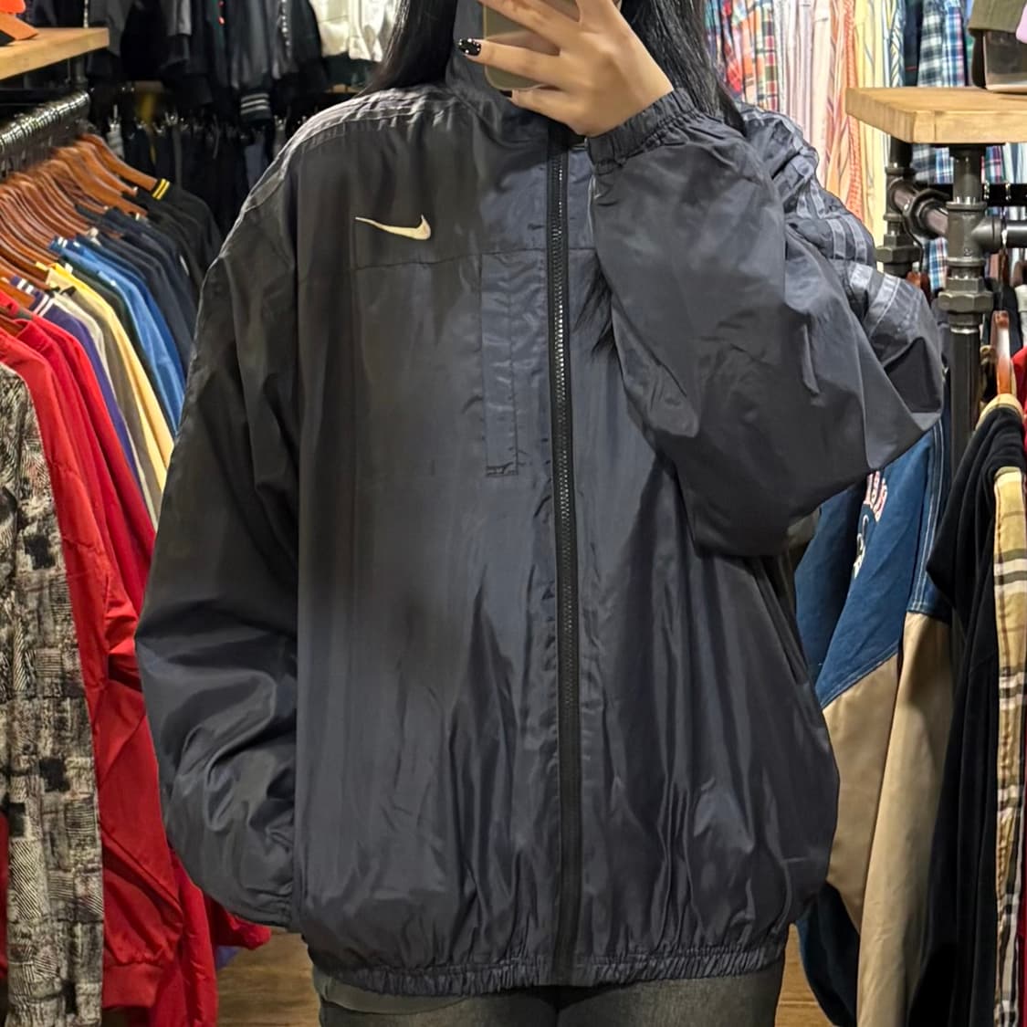 [HI] 나이키 바람막이 다크네이비 상품이미지1