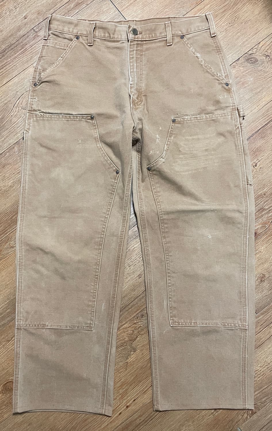 00s 칼하트 더블니 B136 브라운 34X32 상품이미지1