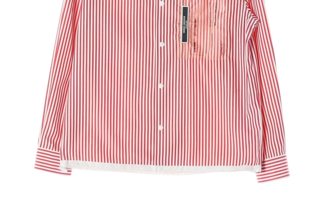 시스템 스트라이프 셔츠 M 상품이미지4