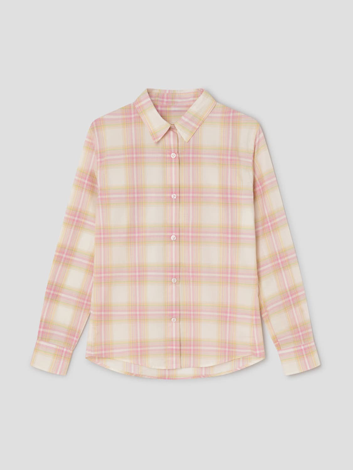 [L]기마구아스 Laura 체크 셔츠/핑크 상품이미지8