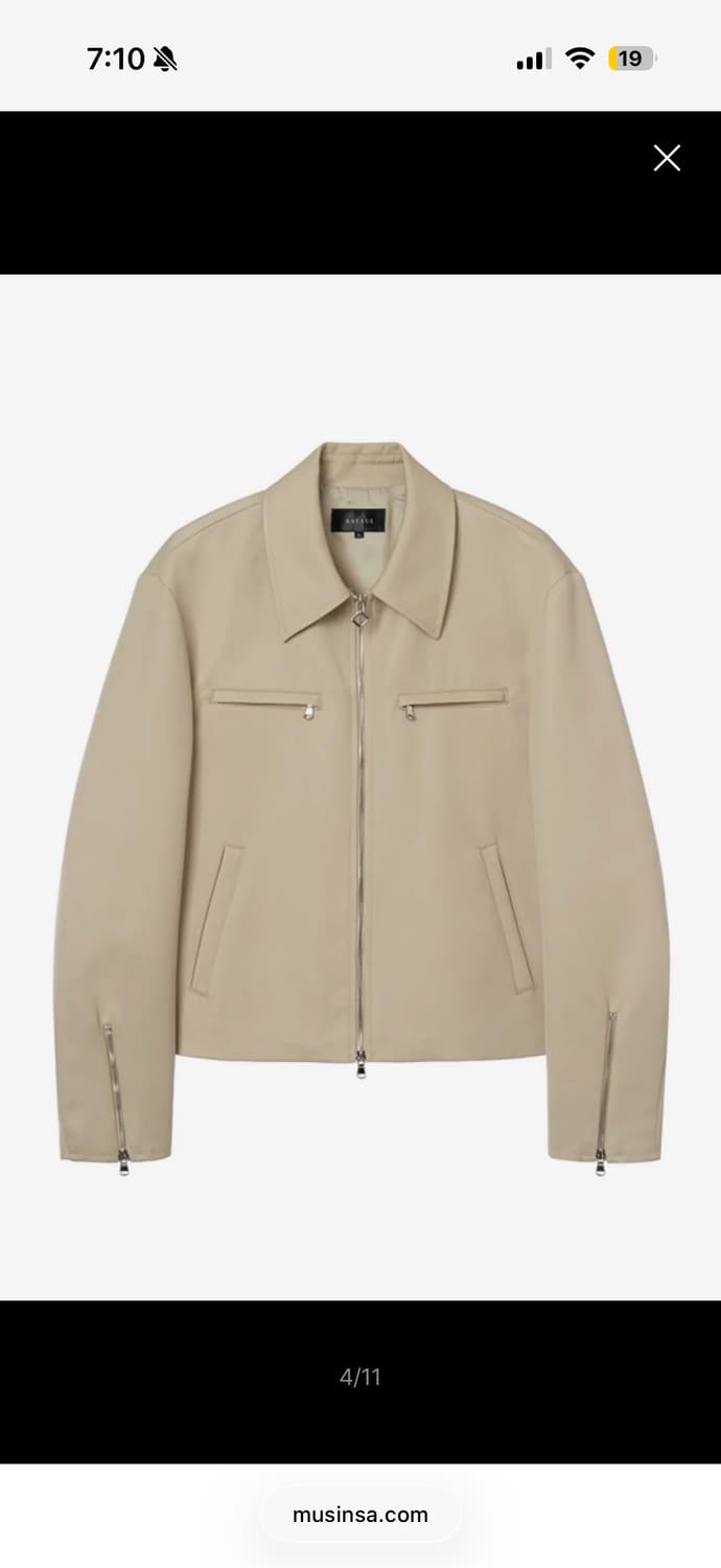 세비지 워크자켓 베이지 XL 상품이미지2