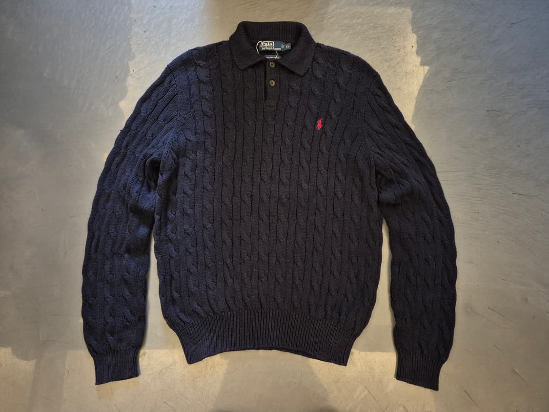 00s 폴로랄프로렌 케이블 카라 니트 상품이미지1