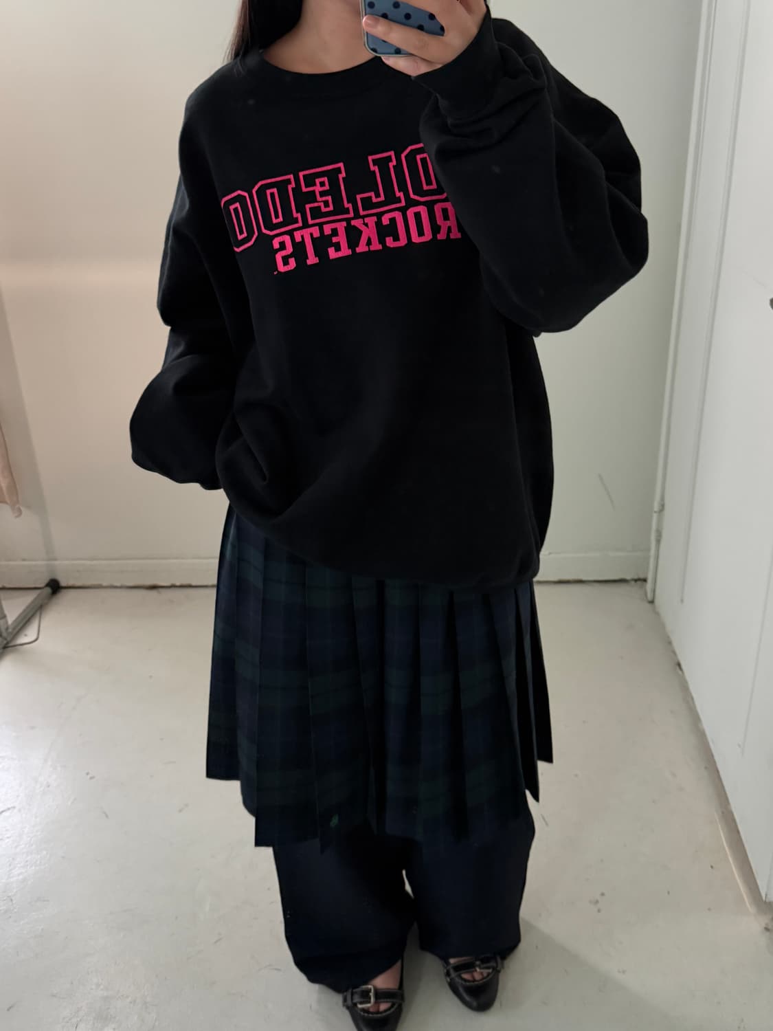 챔피온 블랙 LOVE 스웻셔츠 맨투맨 상품이미지3