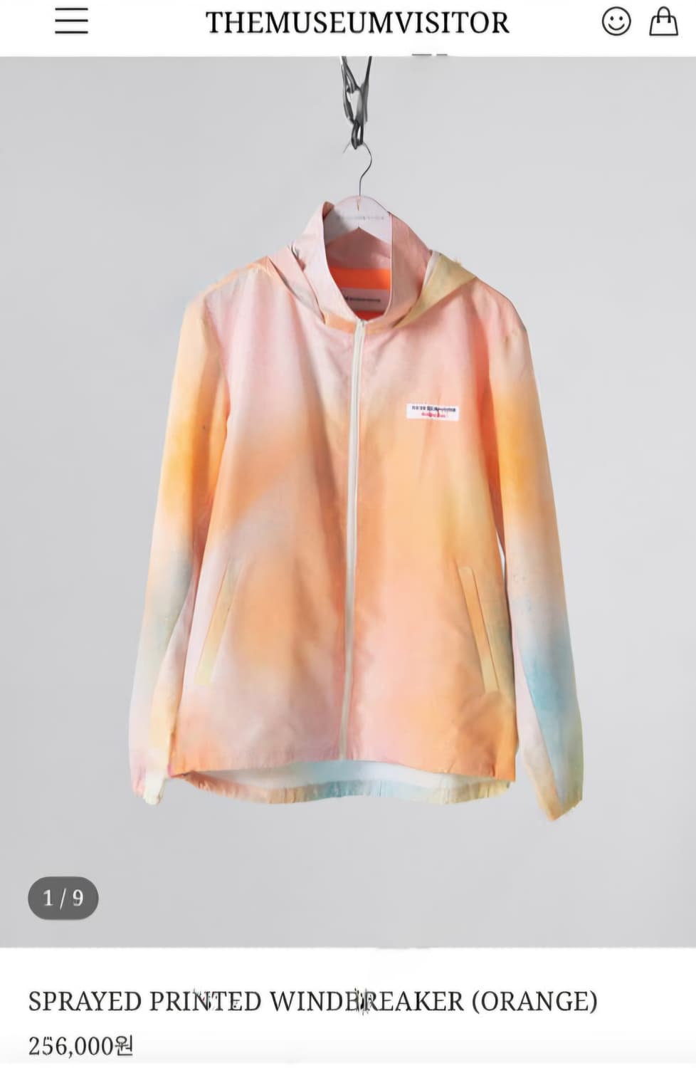 더 뮤지엄 비지터 바람막이 M사이즈 상품이미지1