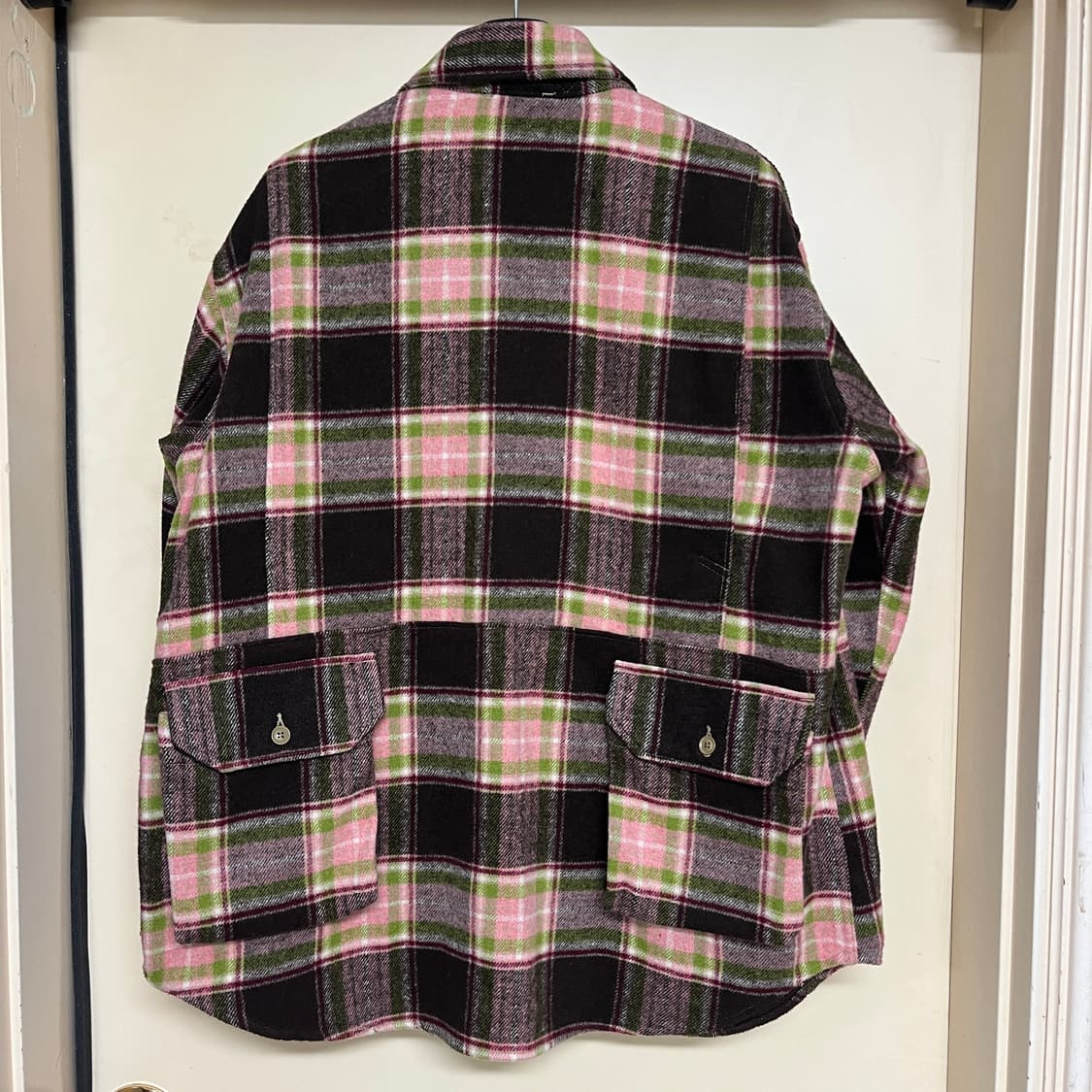 [L] 엔지니어드가먼츠 익스플로러 셔츠 자켓 브라운/핑크 엔가 상품이미지7