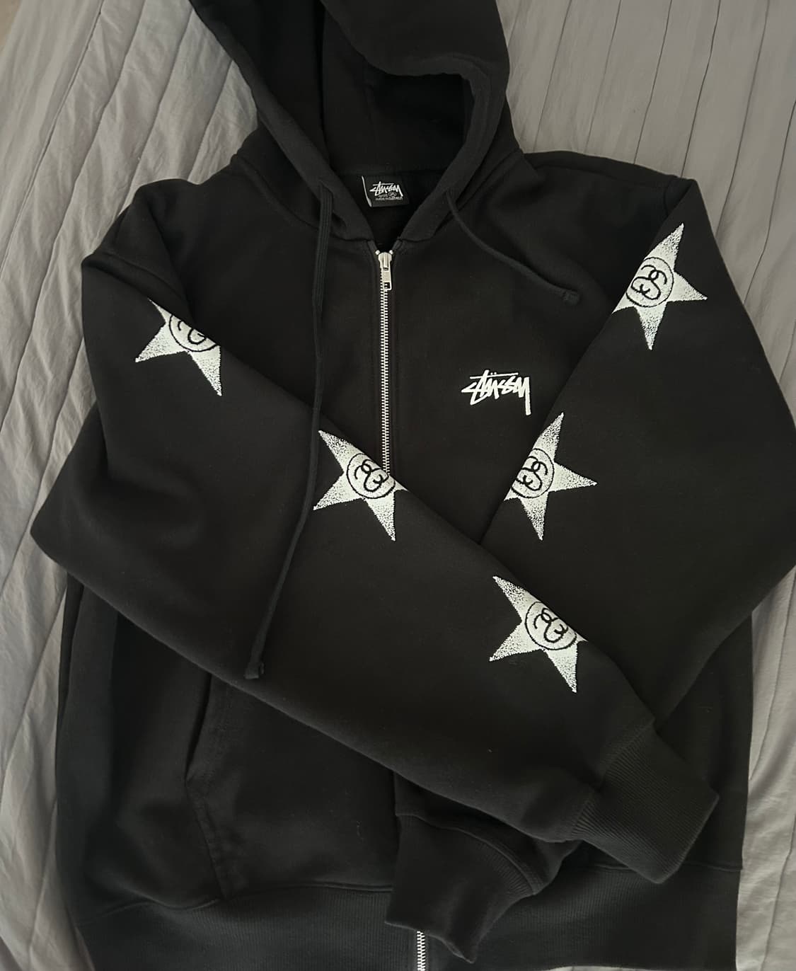 스투시 스타 후드집업 상품이미지4
