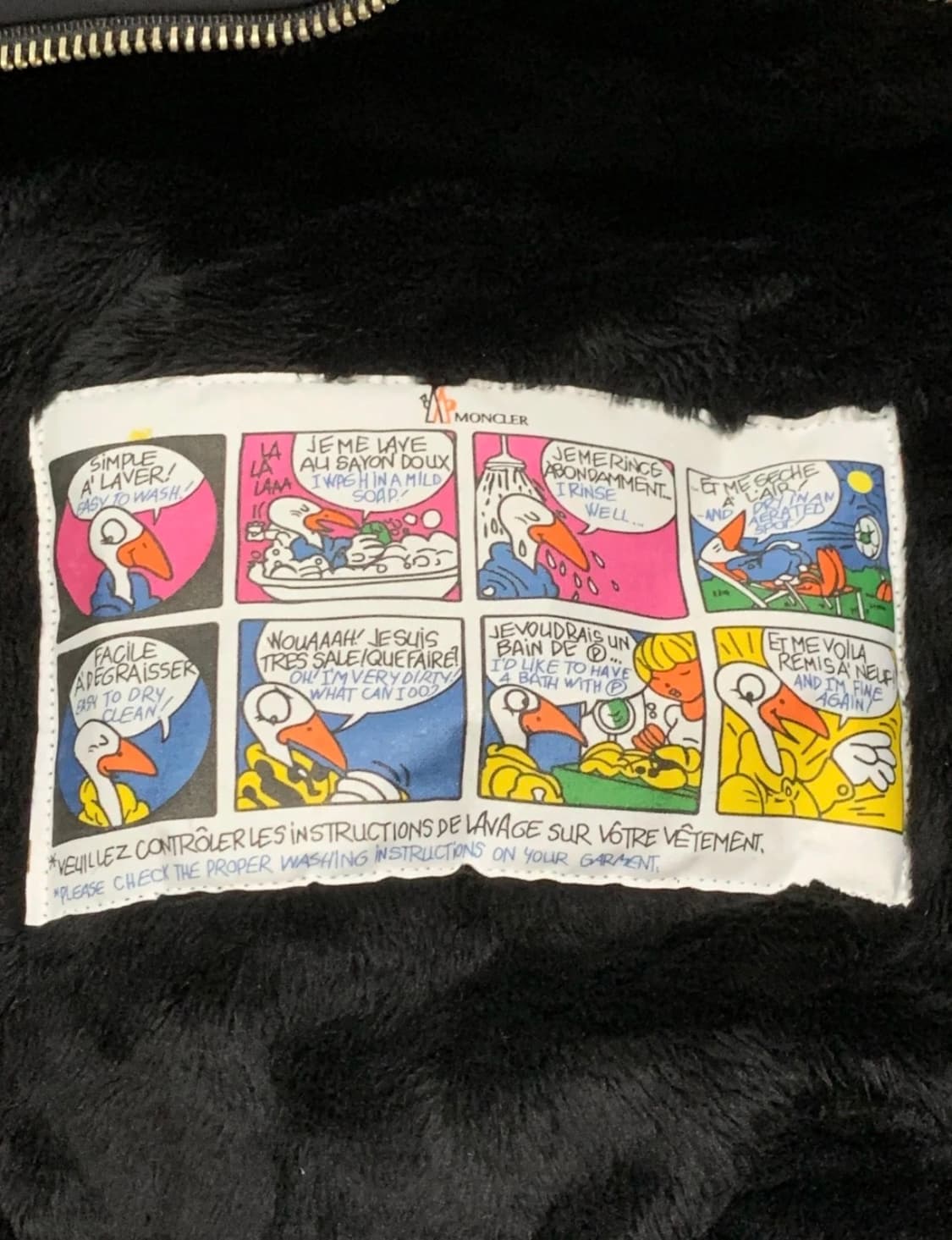 (새상품) 몽클레어 남성 블랙 봄버 자켓 XL 상품이미지6