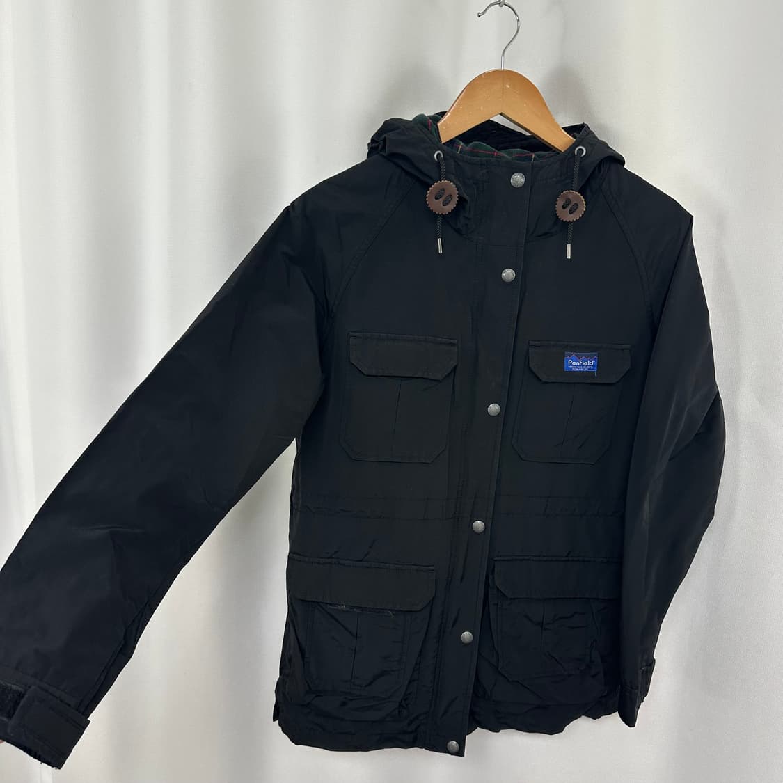  팬필드 여자 포켓 자켓 검정 S 상품이미지3