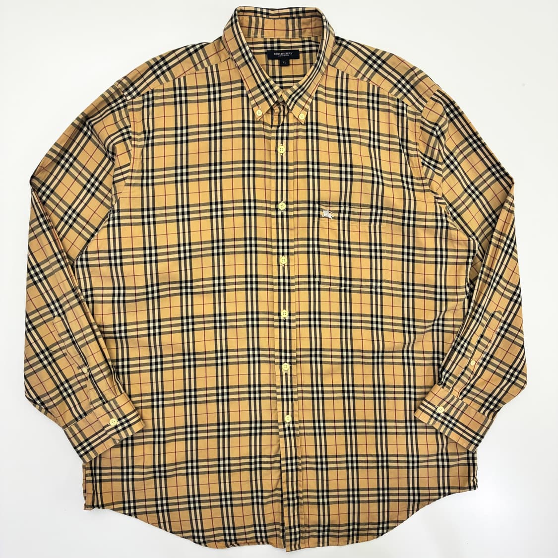 Burberry 버버리 노바체크 패턴 기마 크러스트 자수 셔츠 상품이미지1