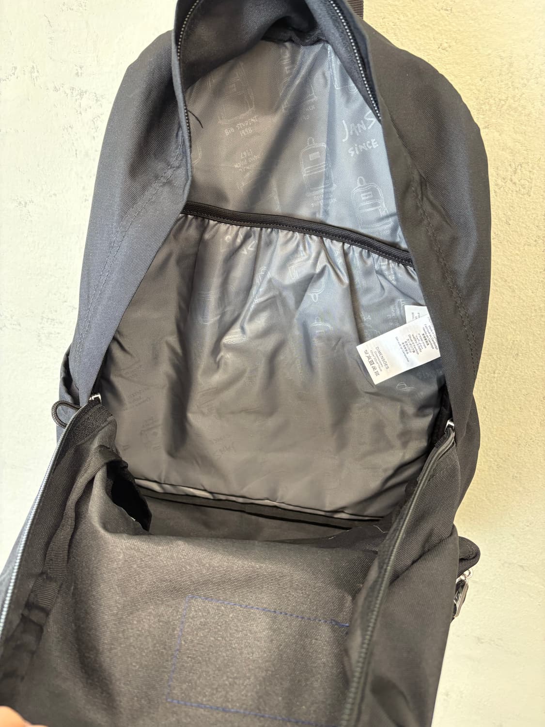 잔스포츠 연세대 콜라보 백팩 블랙 상품이미지6