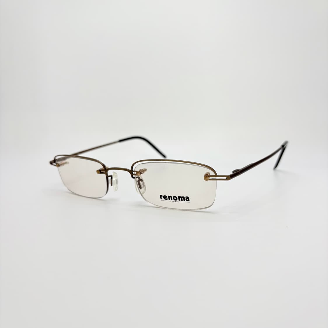 RENOMA 브라운 스퀘어 반무테 상품이미지1
