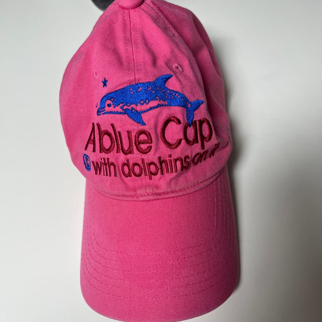 teket A blue Cap 핑크  돌고래 상품이미지1