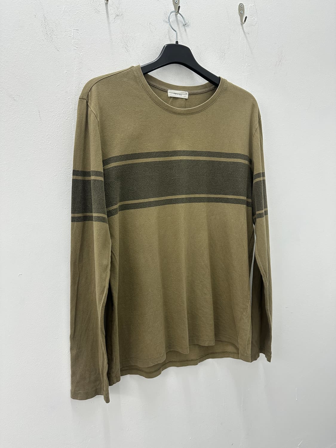 FRJ jeans stripe khaki long sleeve  상품이미지2