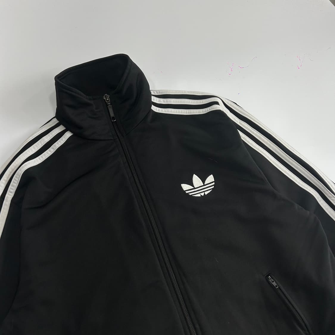 Adidas 아디다스 구형 흰검 파이어버드 트랙탑 져지 상품이미지4