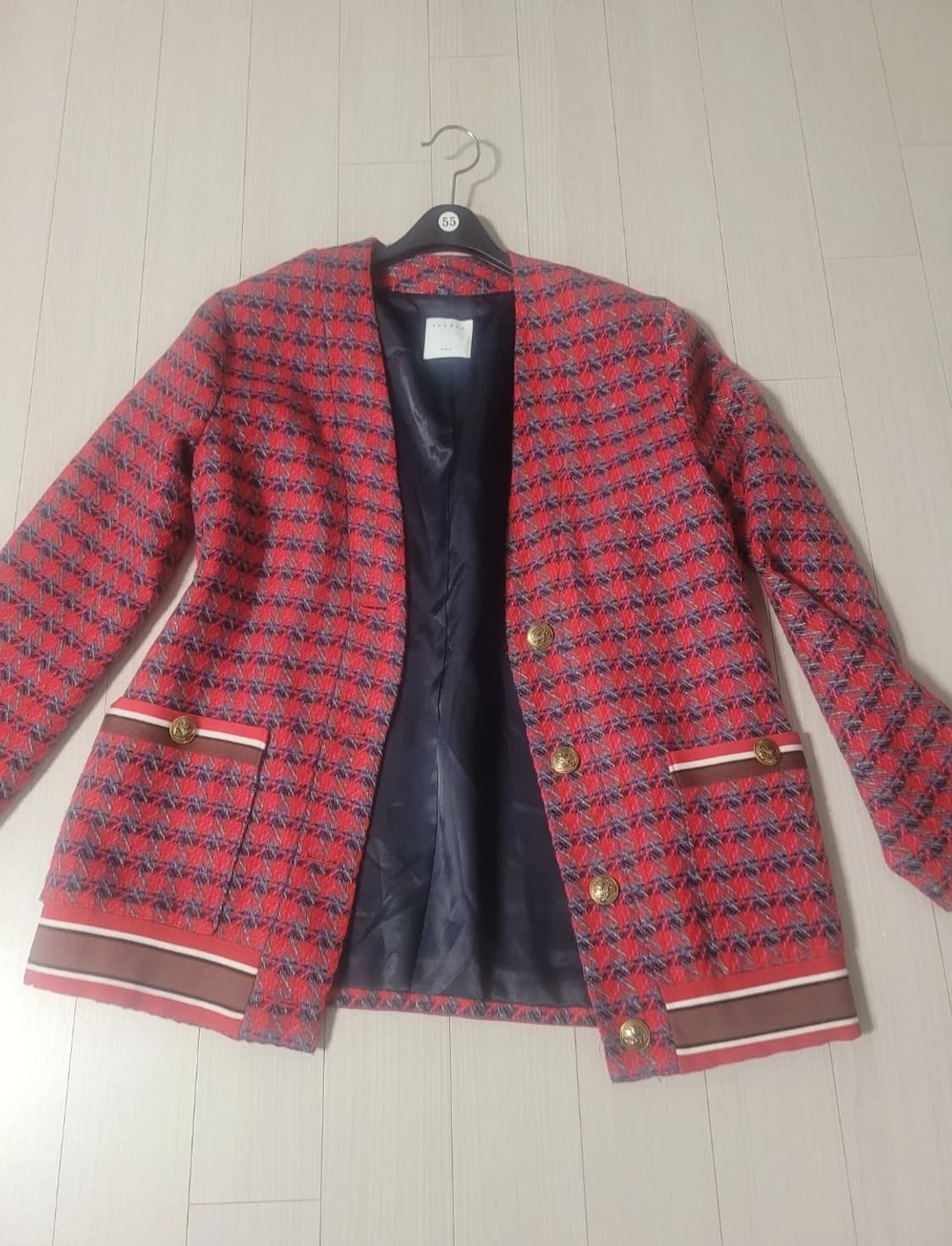 산드로(Sandro) 트위드 자켓 / 금장 버튼 포인트 상품이미지5