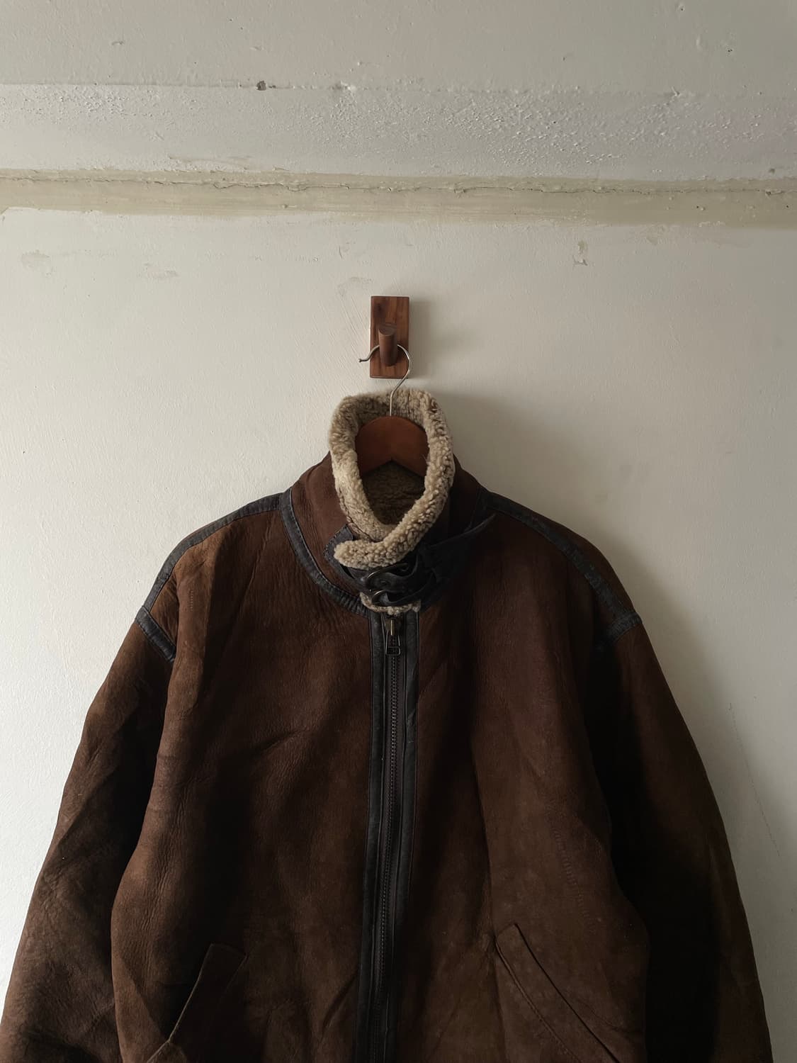 Vintage Leather B-3 Jacket 상품이미지2