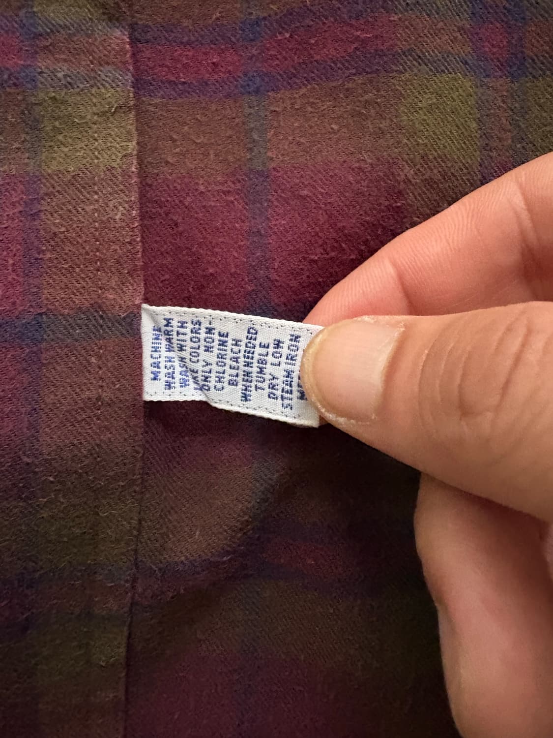 90s  Polo Ralph Lauren Flannel Check 상품이미지4