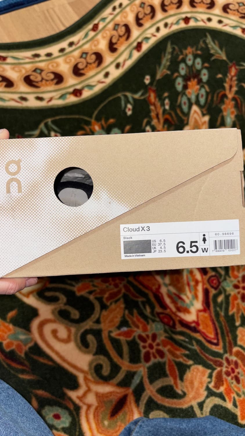 온러닝 클라우드 X3 블랙 (230) 상품이미지8