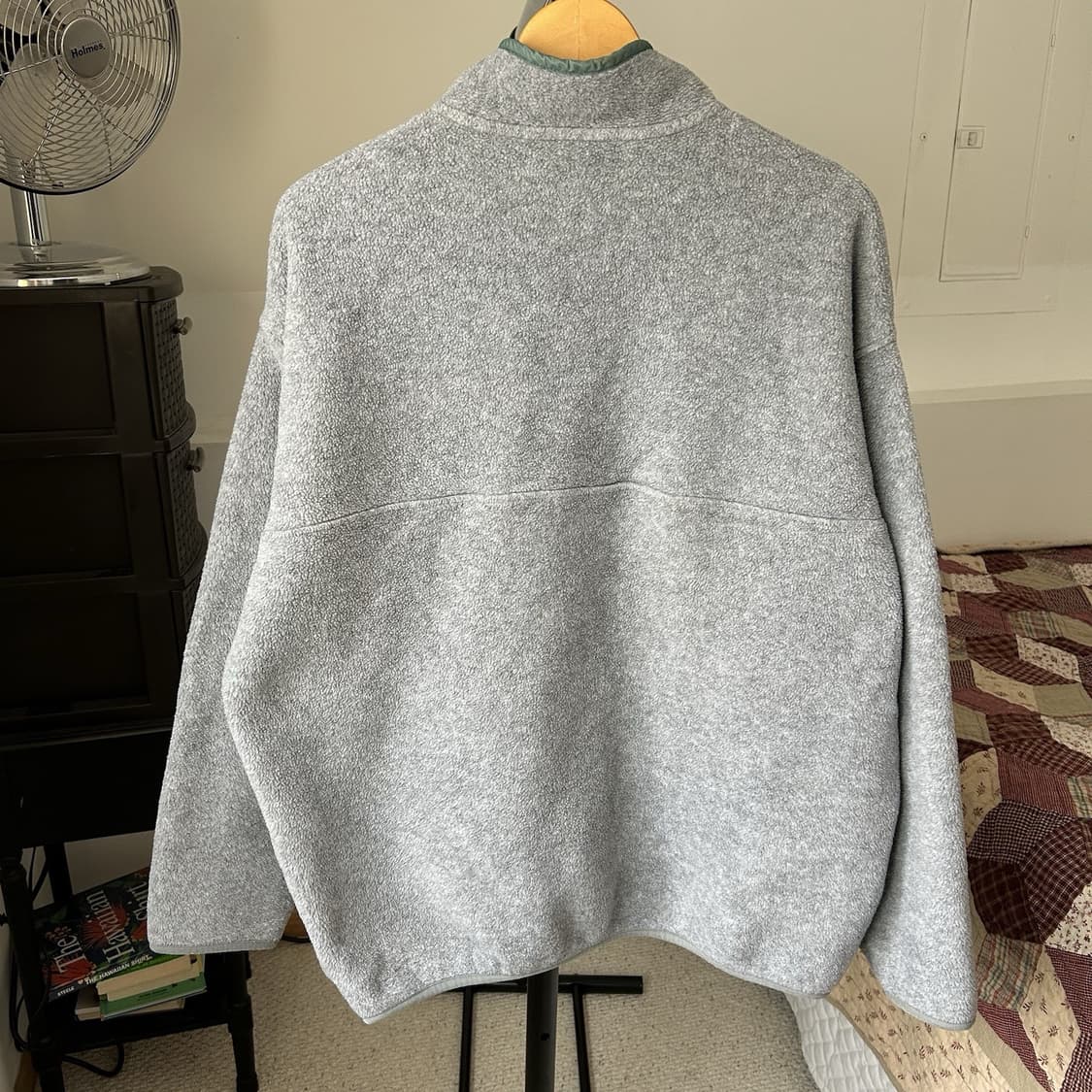 90s 파타고니아 신칠라 스냅-T 그레이/그린 자메이카 상품이미지6