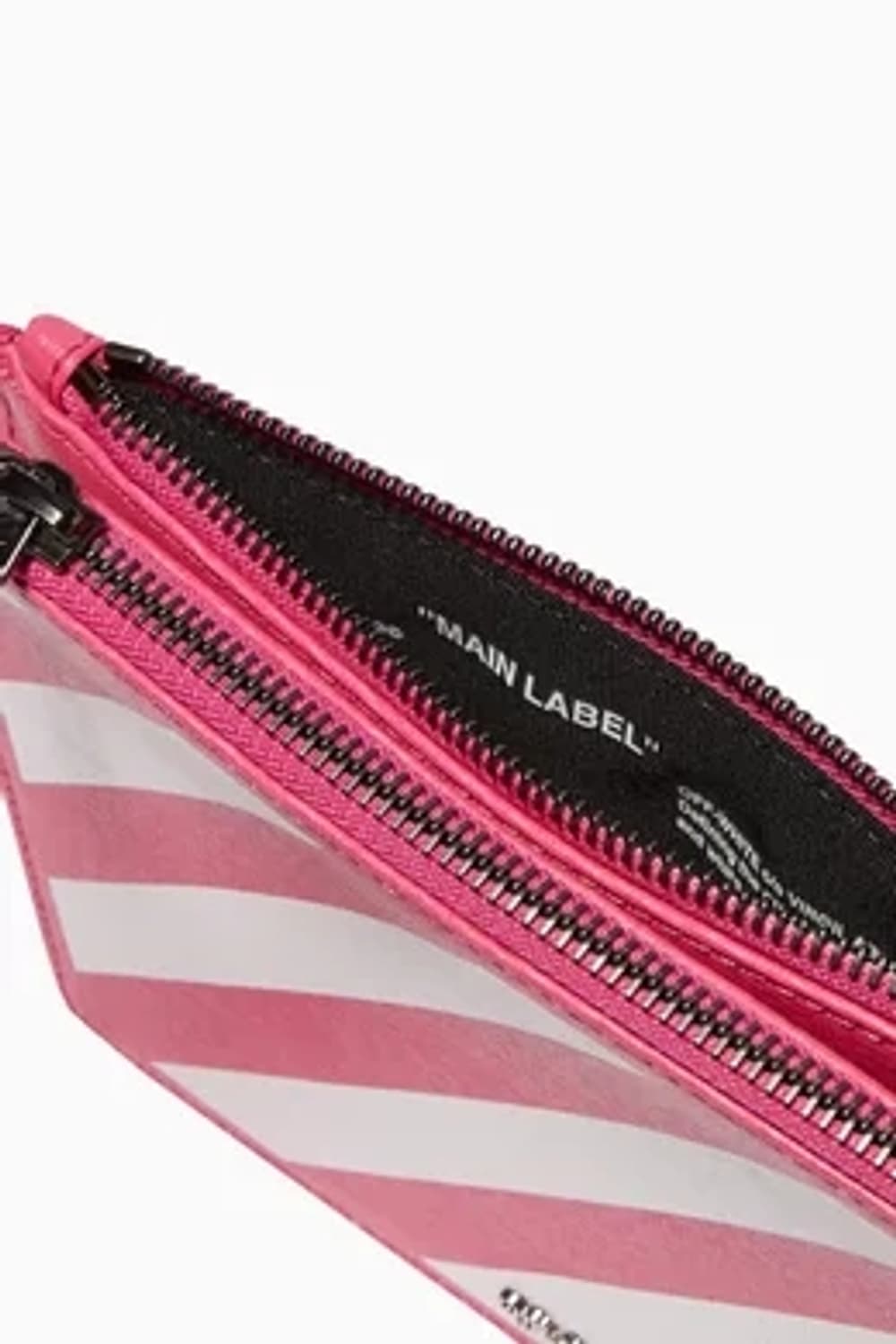 [정품] 오프화이트 디아고날 스트라이프 핑크 크로스백 풀구성 상품이미지3