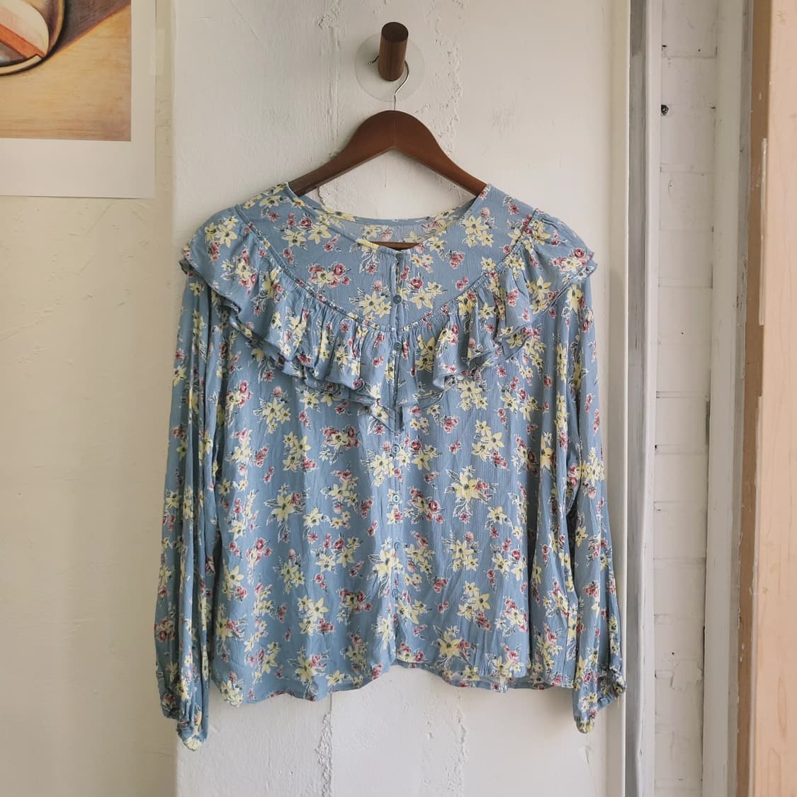 Niko and 레이온 플라워 블라우스 상품이미지1