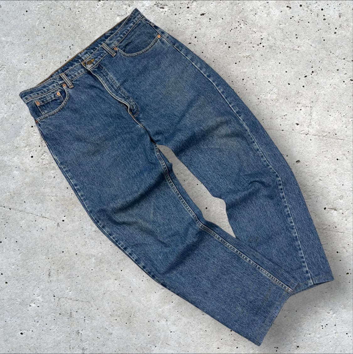 [40x32] 90s 리바이스 505 레귤러 캐나다 데님 팬츠 D10 상품이미지2