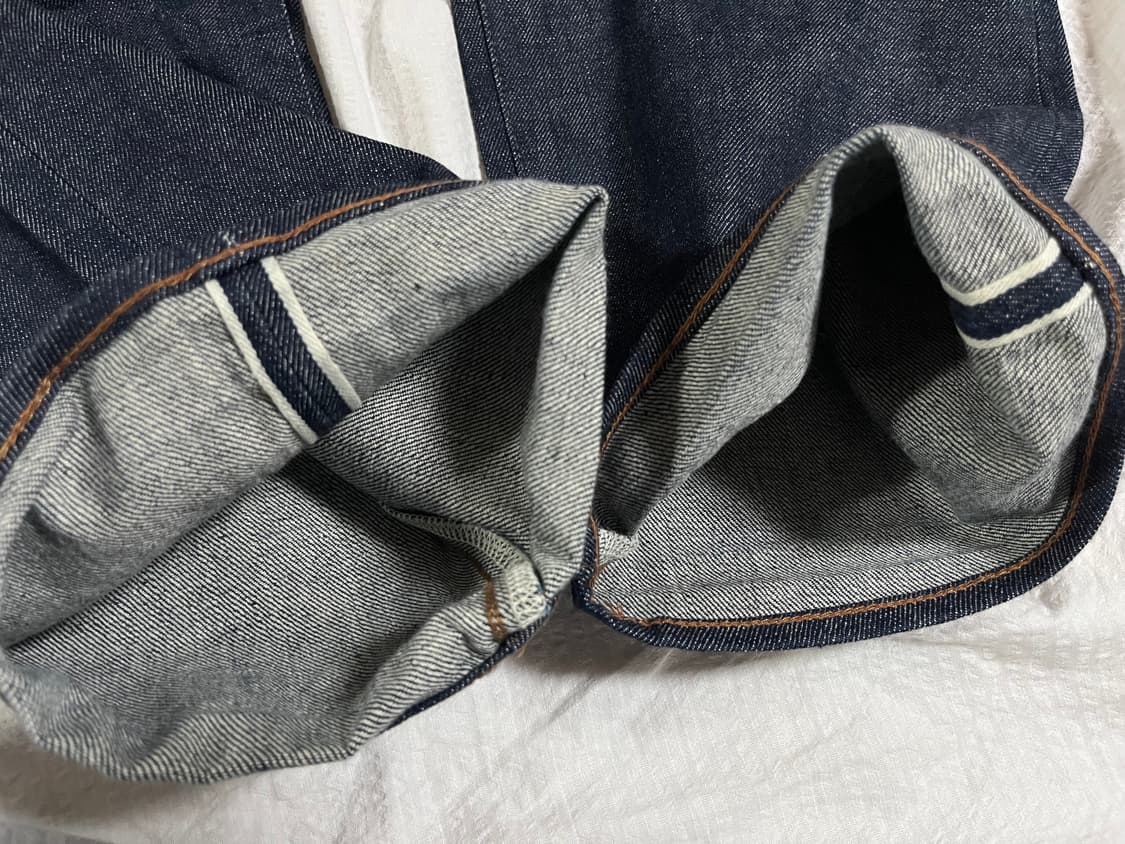 (3)언유즈드 UNUSED 셀비지 생지 데님 팬츠 상품이미지4