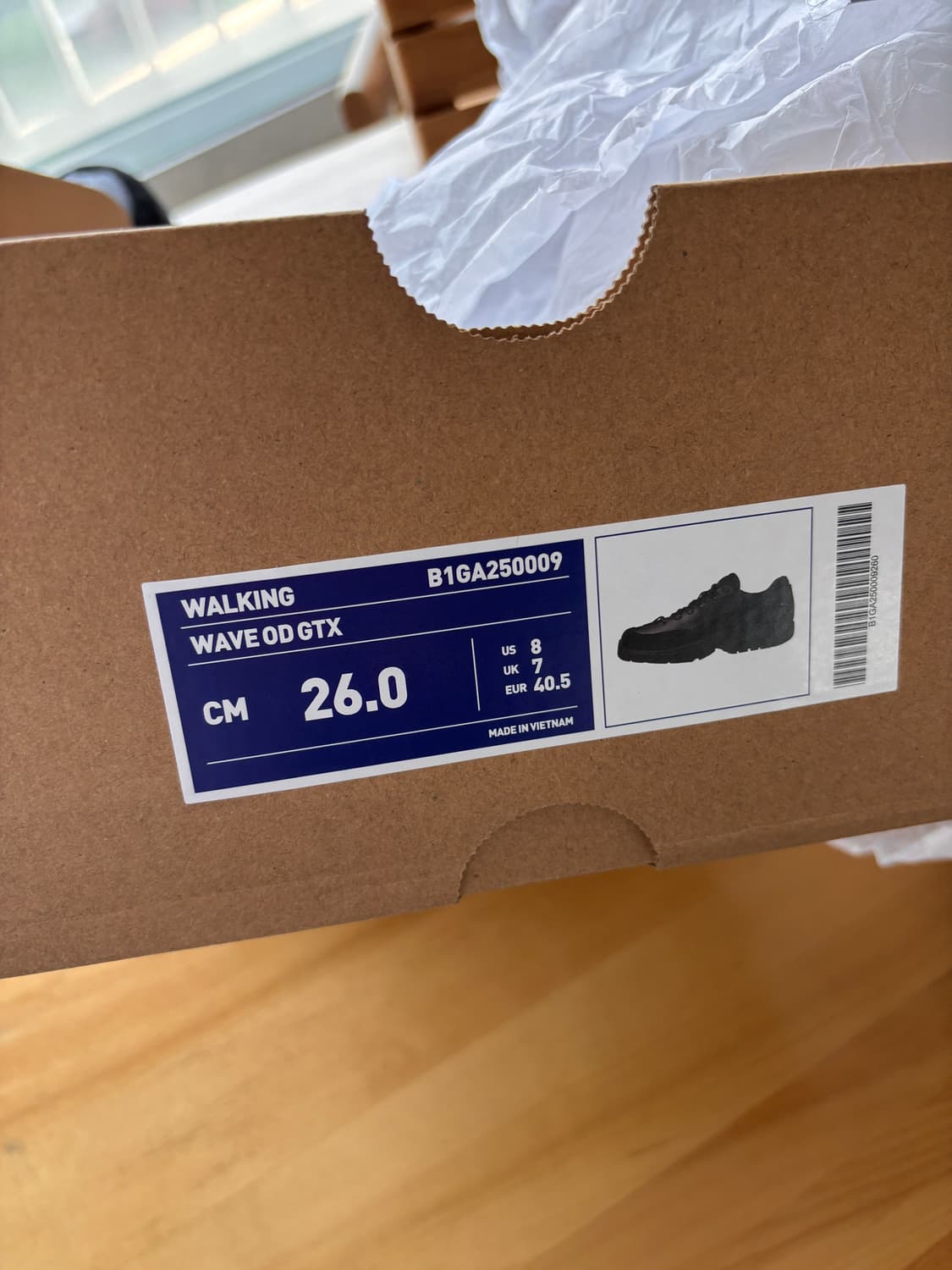 Mizuno Wave OD GTX 고어텍스 블랙 (260) 상품이미지7